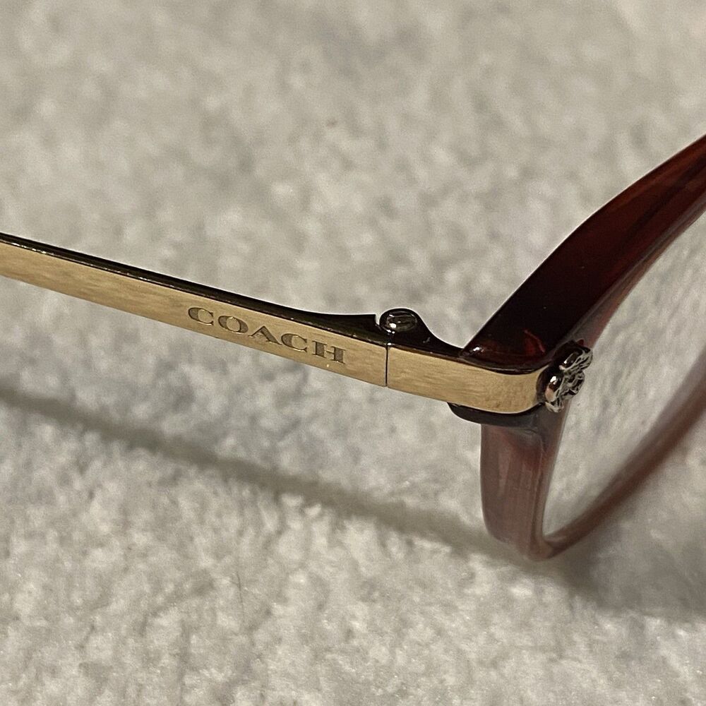 COACH HC6142 5551 Burgundy Rectangle Women's 51/17/140 mm Eyeglasses - Picture 11 of 16